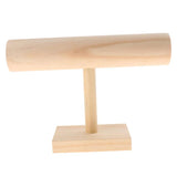 Wooden T-Bar Bangle Bracelet Holder Jewelry Display Rack