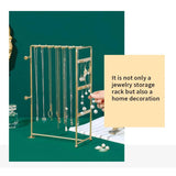 Metal Jewelry Display Rack Necklace Earrings Rings Support