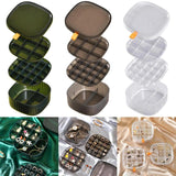 Acrylic Jewelry Storage Box 3 Layer Organizer with Lids for Women Girls