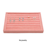 Velvet Jewelry Stand Fashionable Holders Multipurpose Storage Box Showcase
