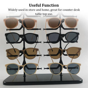 10 Pairs Sunglasses Holder Multi-Layers Organizer