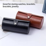Portable Watch Case Leather Bracelet Display Jewelry Organizer