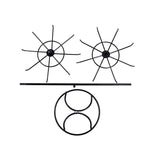 Dual Layer Jewelry Storage Hanger Organizer