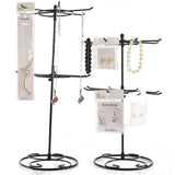 Dual Layer Jewelry Storage Hanger Organizer