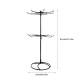 Dual Layer Jewelry Storage Hanger Organizer