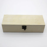 Unfinished Wood 4 Compartment Boxes Organizer Tabletop Storage Box
