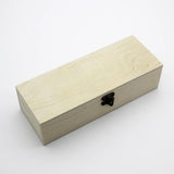 Unfinished Wood 4 Compartment Boxes Organizer Tabletop Storage Box