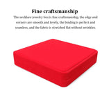 Velvet Jewelry Display Box Shockproof Square for Wedding