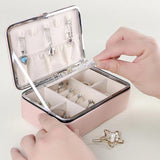 PU Jewelry Box Large Capacity with Lid Gift Packaging Case Boxes