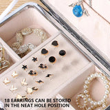 PU Jewelry Box Large Capacity with Lid Gift Packaging Case Boxes