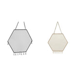 Hexagonal Jewelry Storage Rack Wall Mounted Organizer