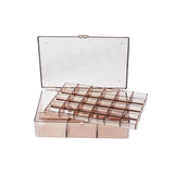 Jewelry Storage Box Dual Layer Earrings Bracelet Watch Organizer Display Case