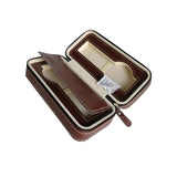 Lightweight Leather Watch Case Solid Smooth Dustproof Large Capacity