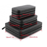 Lightweight Leather Watch Case Solid Smooth Dustproof Large Capacity