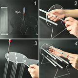 Transparent Headband Holder Bracelets Hair Accessories Storage