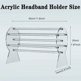 Transparent Headband Holder Bracelets Hair Accessories Storage