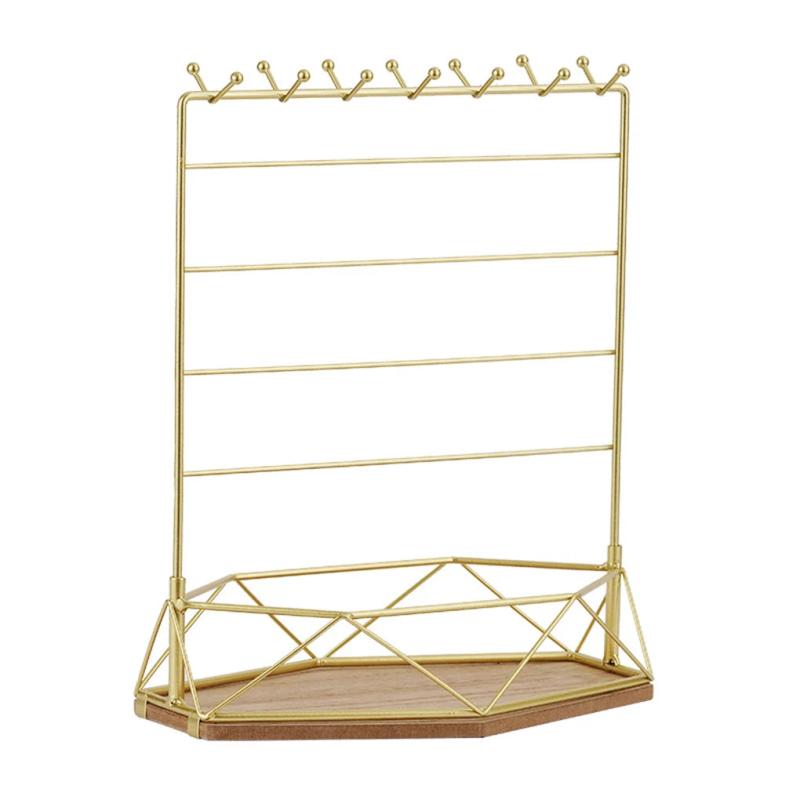 Metal Jewelry Rack Earrings Stand Organizer