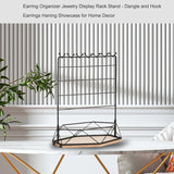 Metal Jewelry Rack Earrings Stand Organizer