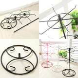 2-Tier Jewelry Storage Metal Earrings Necklace Hanging Bracelet Stand