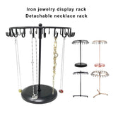 Jewelry Display Holder with 23 Hooks Organizer Rack Stand