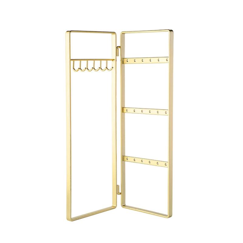 Foldable Jewelry Display Holder for Earrings Necklace Bracelet