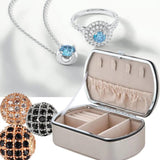Travel Jewelry Storage Box Portable Organizer Display Case