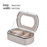 Travel Jewelry Storage Box Portable Organizer Display Case