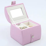 Bog Jewelry Rings Organizer Earrings Storage Container Double Layers