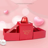 Foldable Jewelry Storage Box Necklace Display Organizer