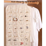 Non-woven Jewelry Organizer Replacement Dustproof Hanging Storage Bag