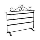 Earrings Display Holder Metal Ear Studs Hanging Rack Double Side Jewelry Stand