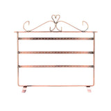 Earrings Display Holder Metal Ear Studs Hanging Rack Double Side Jewelry Stand