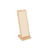 Bamboo Wood Jewelry Display Stand Necklace Showcase