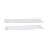 2Pcs Acrylic Nail Polish Wall Organizer Display Stand Holder