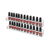 2Pcs Acrylic Nail Polish Wall Organizer Display Stand Holder