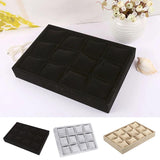 PU Leather Jewelry Display Tray Anti-static Flocking Cushion
