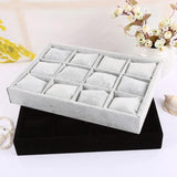 PU Leather Jewelry Display Tray Anti-static Flocking Cushion