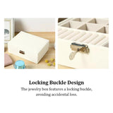 Jewelry Box Safe Storage Case Earrings Necklaces Bracelets Holder