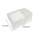 Three-Layer Jewelry Display Stand Box for Women