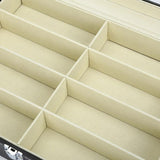 8 Slots PU Leather Eyewear Display Box Watch Organizer