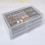3-Layer Acrylic Necklace Display Stand