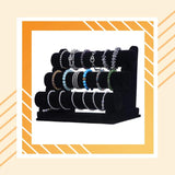 Velvet Jewelry Display Stand Portable Storage Rack Holder