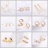 14K Plated Chain Tassel Charms, Brass Tassel Pendants