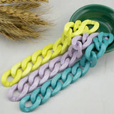 Acrylic Twisted Chains Beads Jewelry Findings 10/20/30pcs
