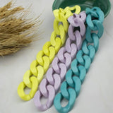 Acrylic Twisted Chains Beads Jewelry Findings 10/20/30pcs