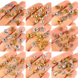 20PCS Tibetan Silver Leaf Flower Bead Caps for Jewelry Making DIY