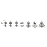 Stainless Steel Post Earring Studs Base Pins Lot for DIY Jewelry Making