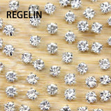 50pcs 3D Anti Scratch Rhinestone Sew On Stones Crystal Glass Rhinestones