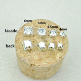 50pcs 3D Anti Scratch Rhinestone Sew On Stones Crystal Glass Rhinestones