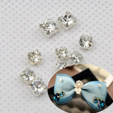 50pcs 3D Anti Scratch Rhinestone Sew On Stones Crystal Glass Rhinestones